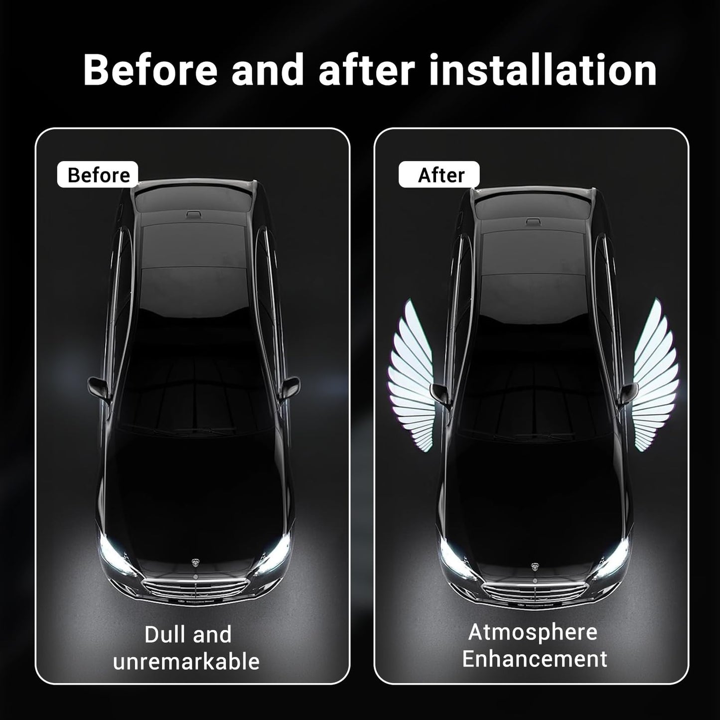 LED Angel Wing Car Door Light
