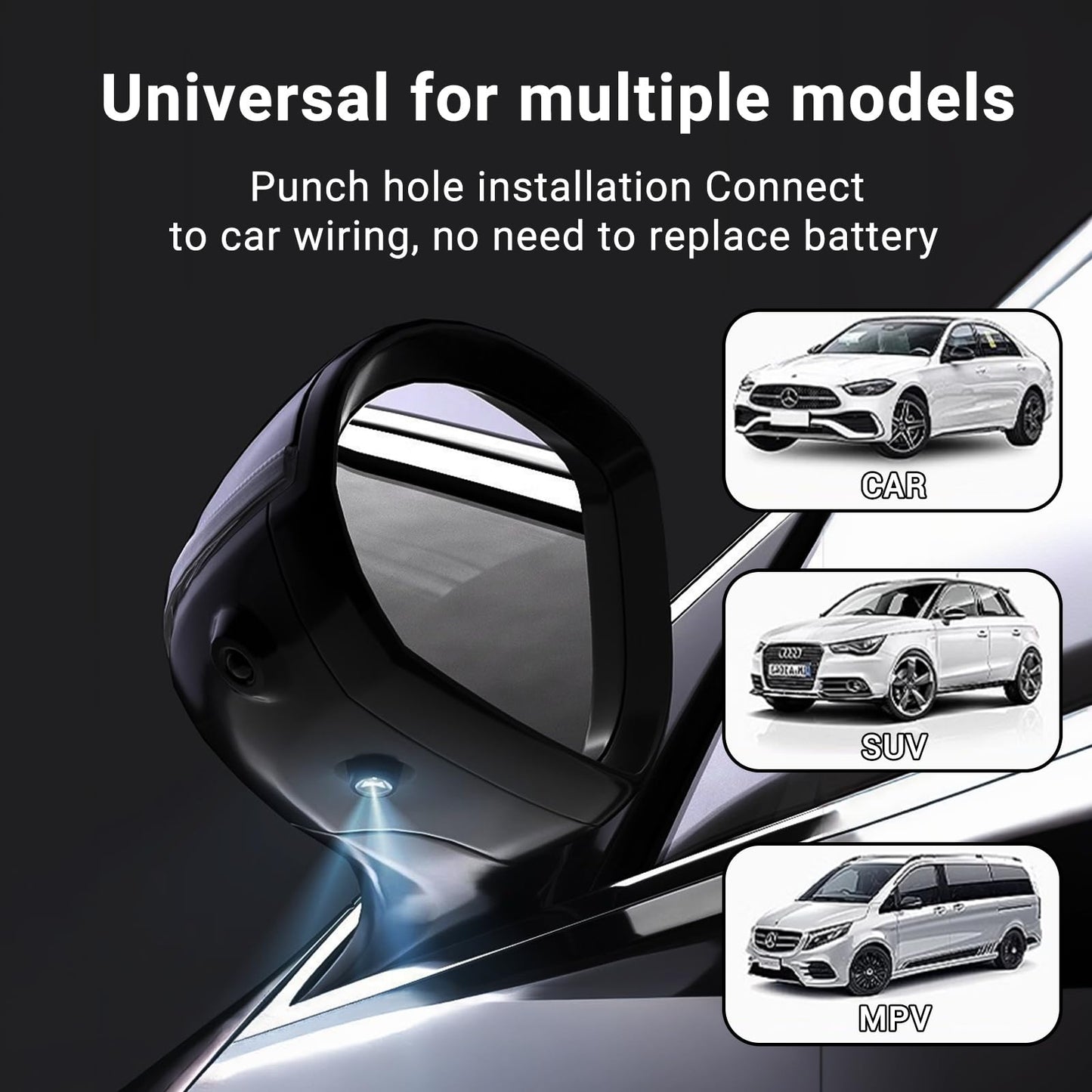 LED Angel Wing Car Door Light