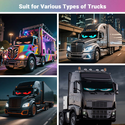 52 inch Super Large LED Trucks Eyes, Devils Eyes for Trucks Only, Business Sign for Storefront